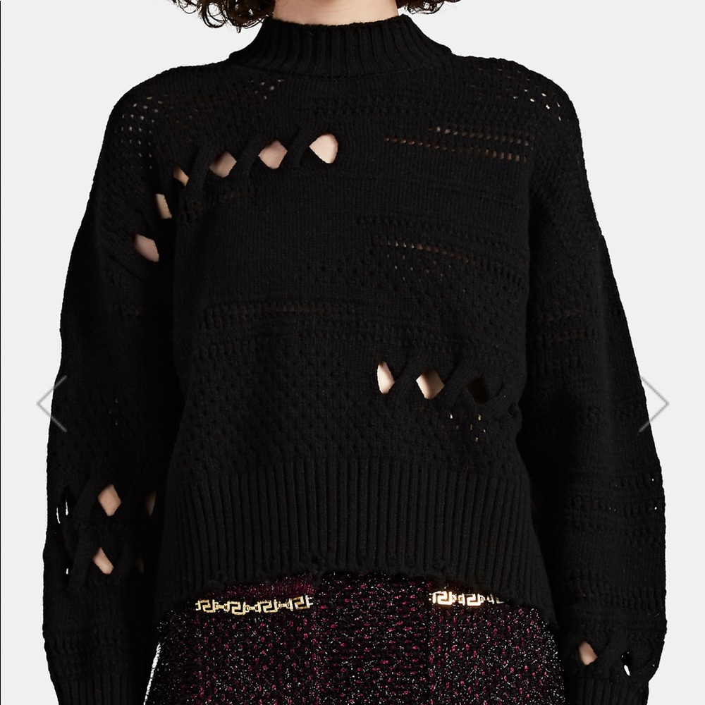 VERSACE knit wool sweater